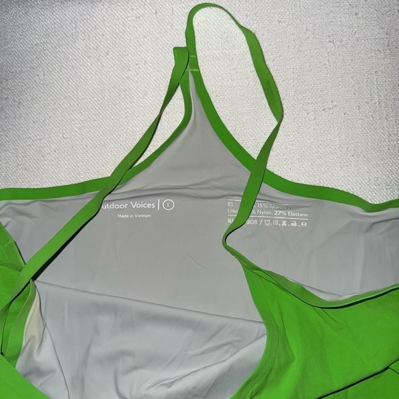 Outdoor Voices Bright Green Exercise Dress - Picture 4 of 4